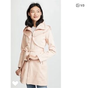 Soia & Kyo Arabella Belted Trench Coat in tan